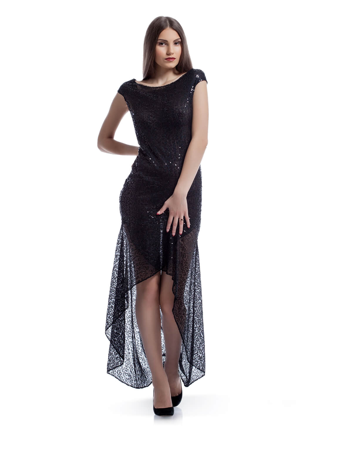 Long Shining Party Dress