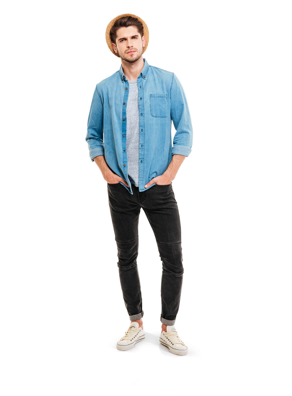 Men’s Funky Denim Shirt