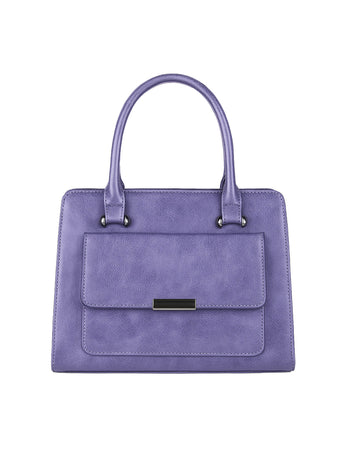 Handbag with Metal Buckle