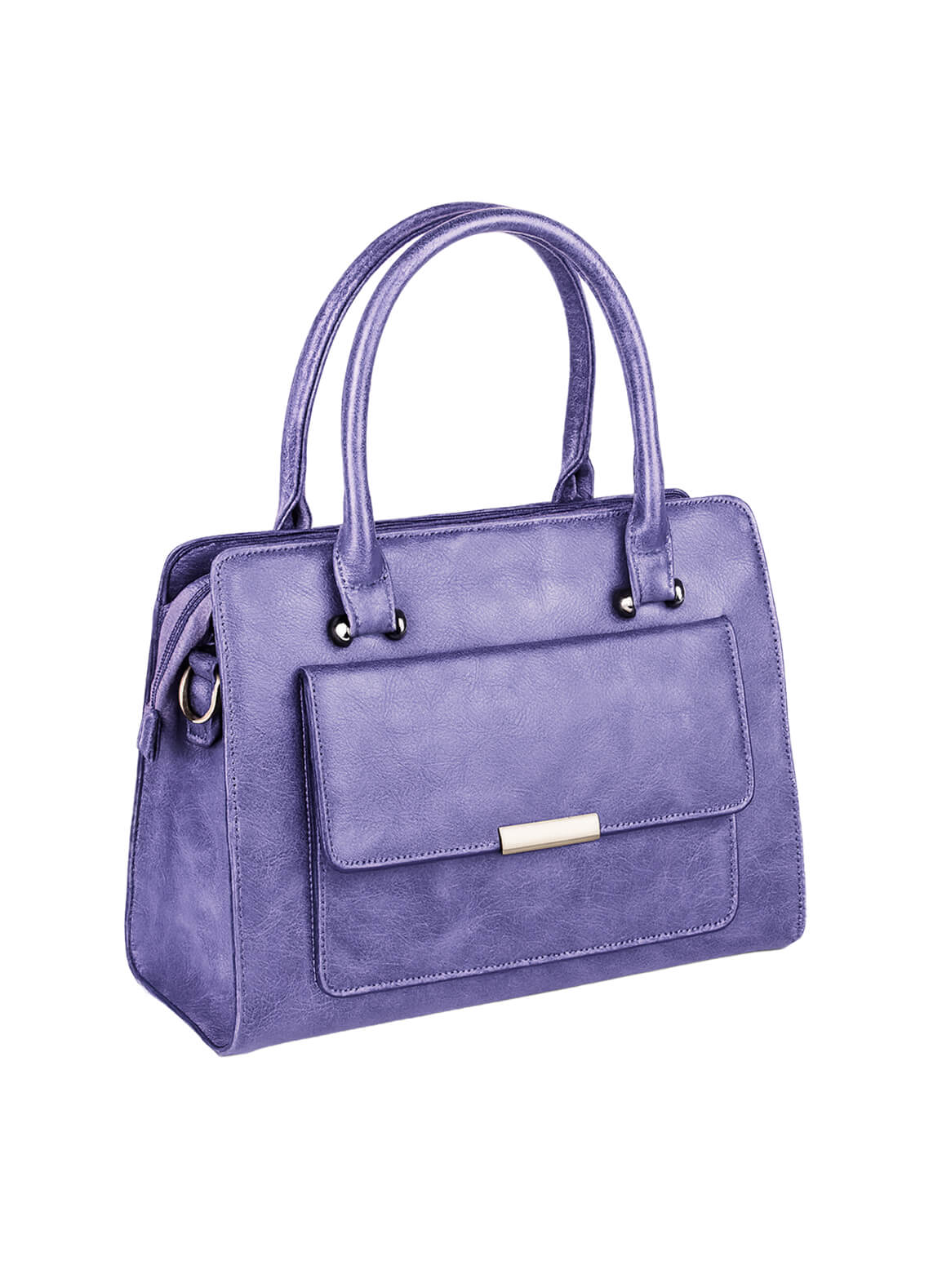 Handbag with Metal Buckle