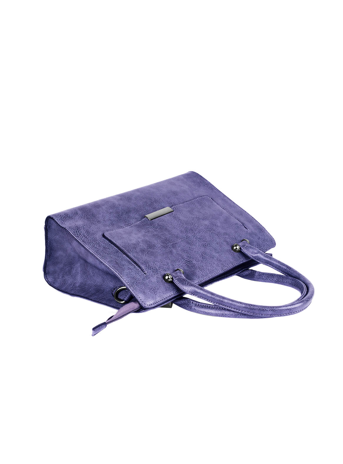 Handbag with Metal Buckle