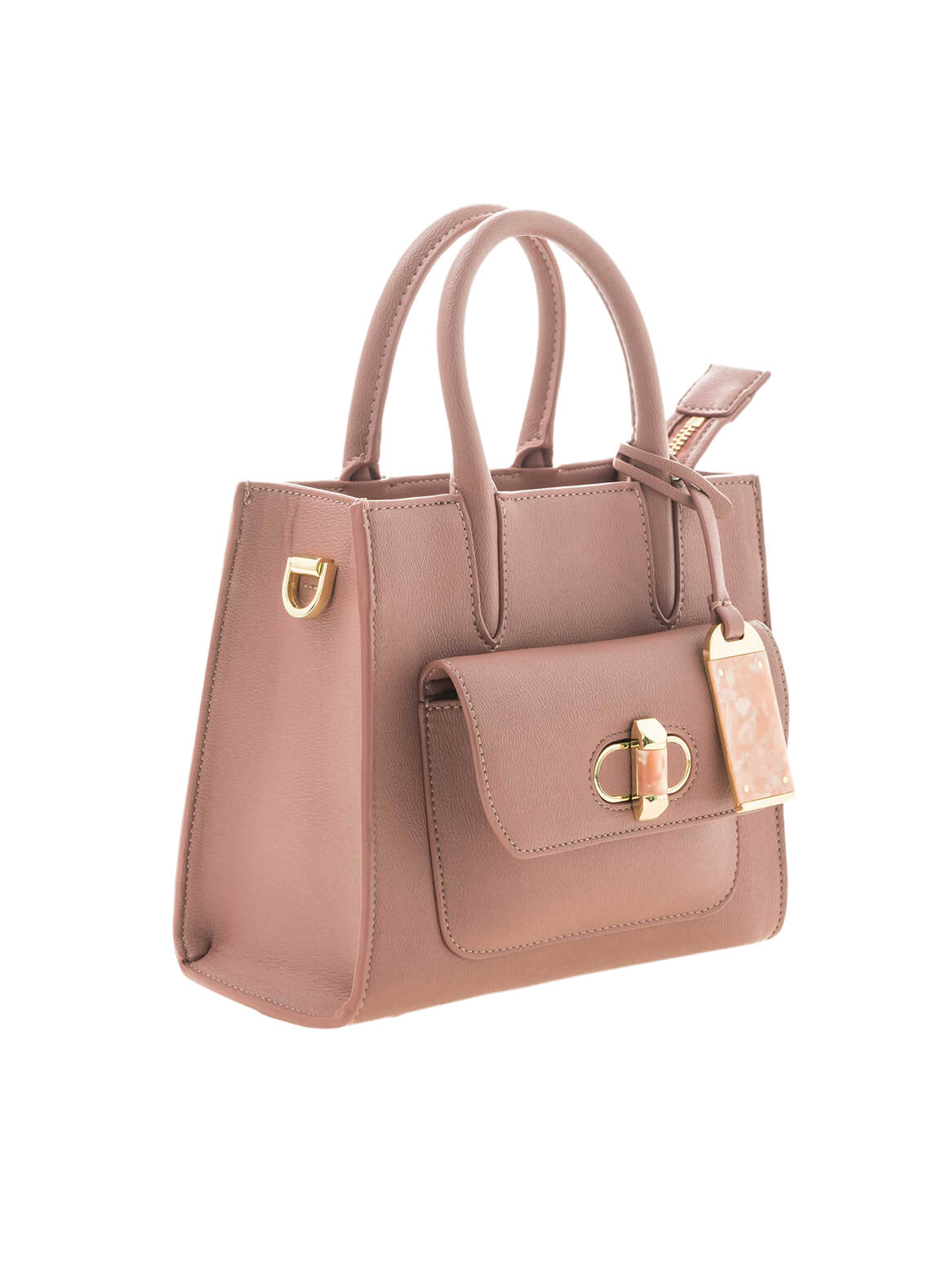 Stylish Hard Buckled Bag