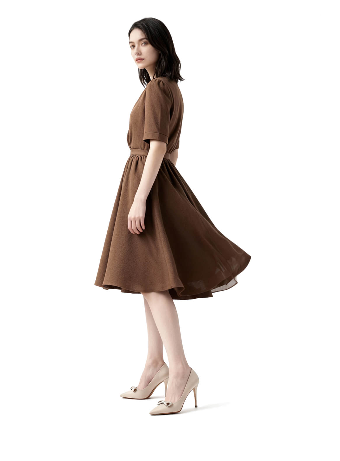 Casual Dress with Belt