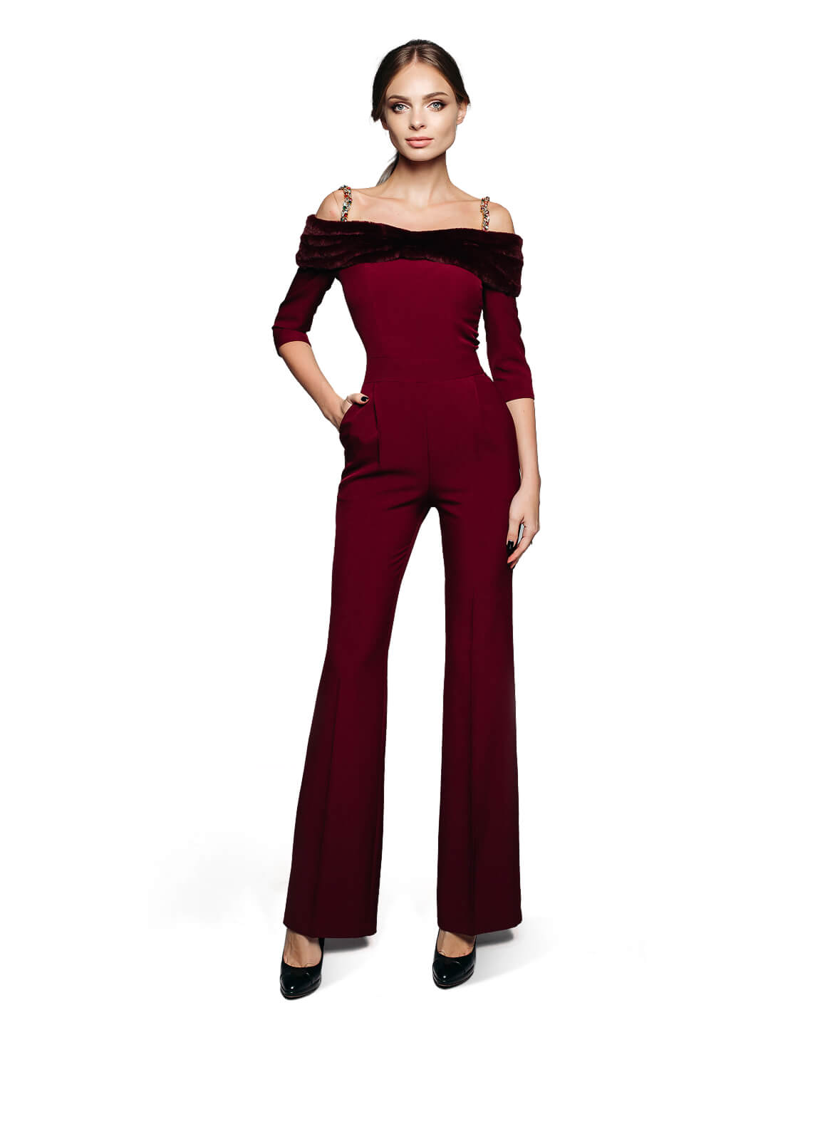 Full Case Silk Jump Suit