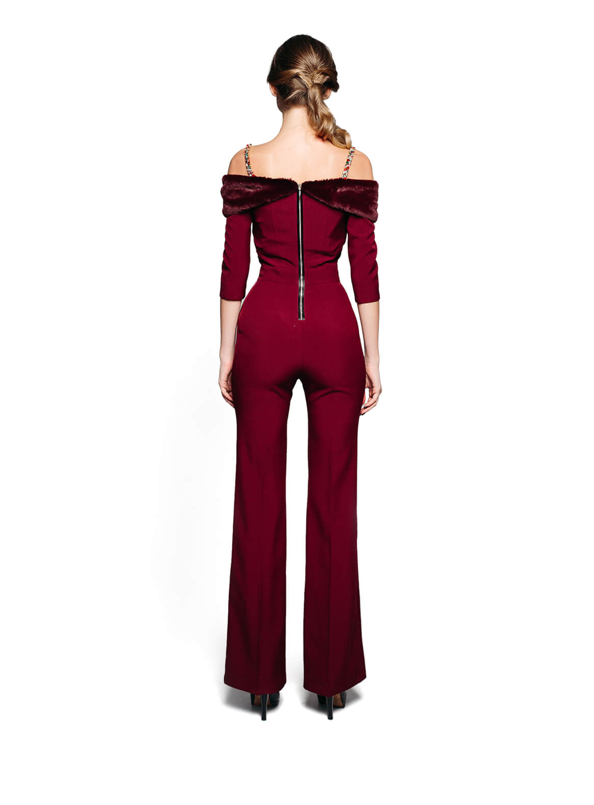 Full Case Silk Jump Suit