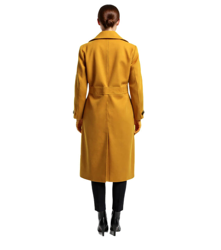 Women's Yellow Long Coat